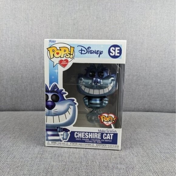 Funko Make-a-Wish Cheshire Cate Metallic Pop! Vinyl Figure - Picture 2 of 8